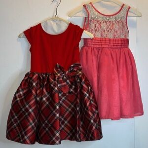 5/6 T•Charming Red and Pink Kids Dresses